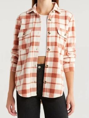 Billabong Forge Fleece Shirt Jacket Size Large.